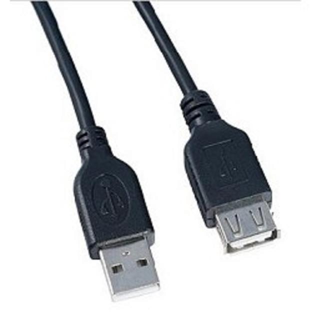PERFEO Кабель USB2.0 A вилка - А розетка, длина 1 м. (U4502) фото 1