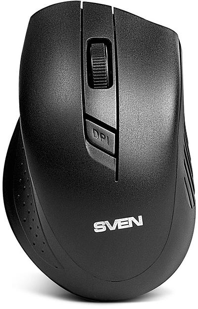 Беспроводная мышь SVEN RX-325 Wireless черная SVEN RX-325 черный (SV-03200325WB) фото 1