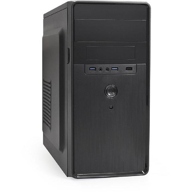 Exegate EX286441RUS Корпус Minitower ExeGate BA-309U2-AA500 (mATX, БП AA500 с вент. 8см, 1*USB+2*USB3.0, HD аудио, черный) фото 1