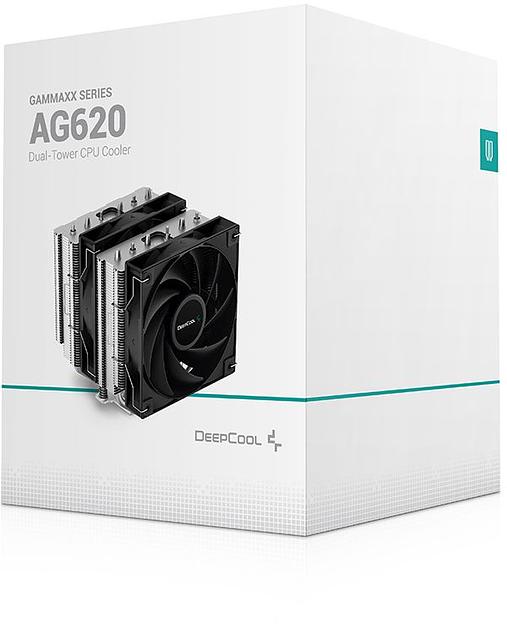 Устройство охлаждения(кулер) Deepcool AG620 Soc-AM5/AM4/1151/1200/2066/1700 4-pin 15-29dB Al+Cu 260W 1300gr Ret фото 10