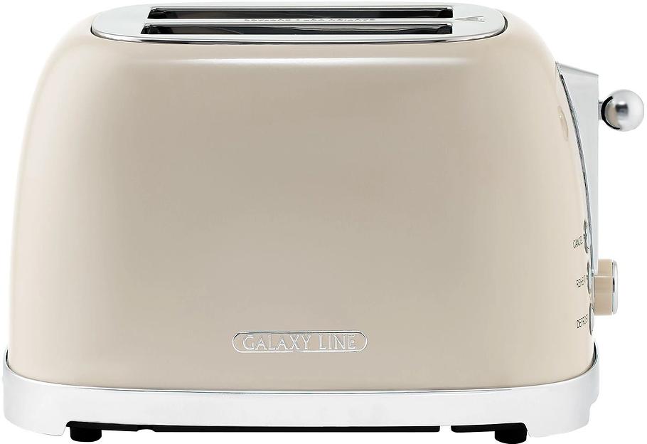 Тостер Galaxy Line GL 2918 900Вт кремовый фото 1