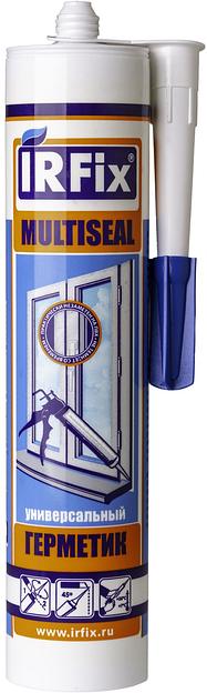 Герметик силиконизированный IRFIX Multiseal белый 310мл фото 1