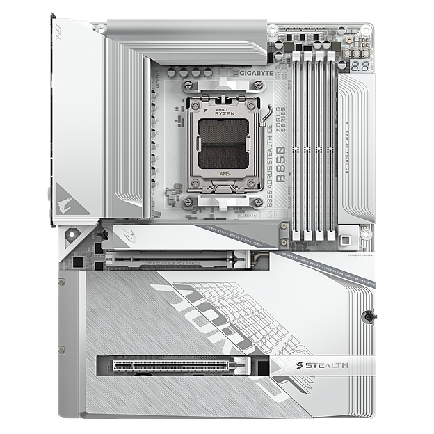 Материнская плата Gigabyte B850 AORUS STEALTH ICE, RTL фото 2