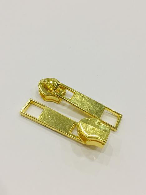 Бегунок спираль №7 б/стопора Золото фото 1