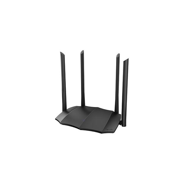 Wi-Fi роутер TENDA AC8, Wi-Fi 5, AC1200, 2.4/5ГГц, 3 LAN, черный фото 1
