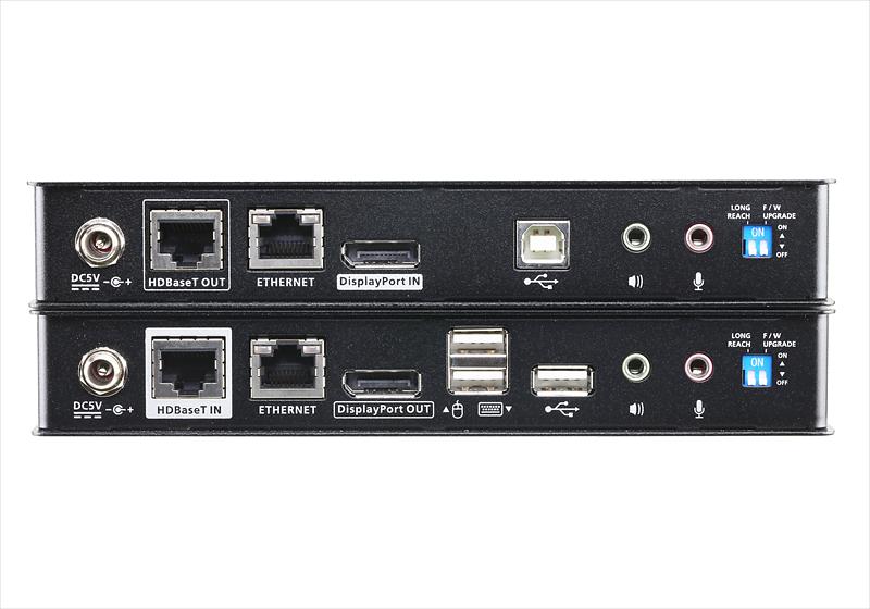 Квм удлинитель ATEN USB DisplayPort HDBaseT2.0 KVM Extender (4K@100м) (CE920-ATA-G) фото 3