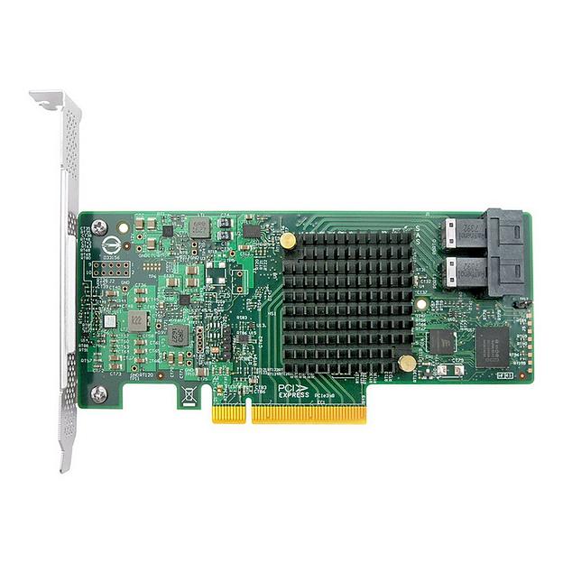 RAID-контроллер ACD ACD SAS3008-8R PCIe 3.0 x8 LP, SAS/SATA 12G, RAID 0,1,10,1E,JBOD, 8port (2*int SFF8643), 3008ROC, (аналог LSI 9311-8i) RTL (003112) фото 1