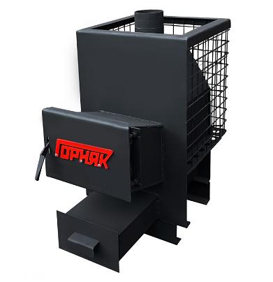 Банная печь «Горняк» с сеткой 8-18 м³ ОПТ фото 1