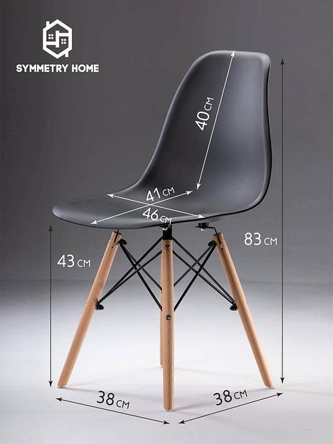 Стул в стиле Eames dsw красный 1 шт ОПТ фото 5