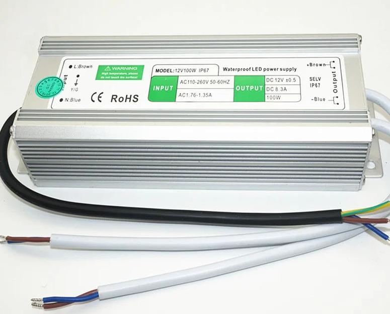 Блок питания 12V/20,1А/250W IP67 фото 1