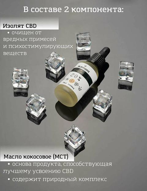 Масло CBD MCT Oil 20%, 6000 мг 30 мл ОПТ фото 4