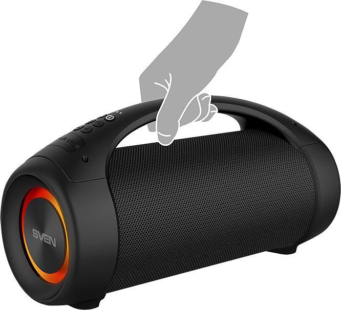 Колонка порт. Sven АС PS-370 черный 40W 2.0 BT (SV-020408) фото 6