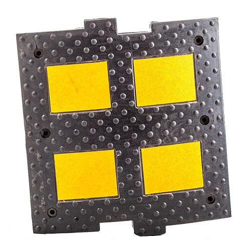 Искусственная дорожная неровность (лежачий полицейский) ИДН-500-1, армированный металлокордом фото 2