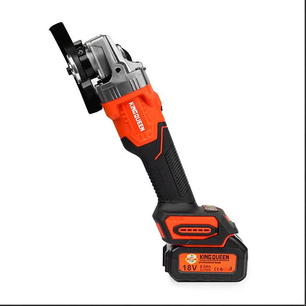 Болгарка (УШМ) бесщеточная KINGQUEEN АКБ с функцией шлифовки KQ-YJ803C фото 4