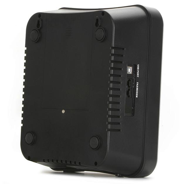 ИБП CROWN 650VA/390W, корпус пластик, 1x12V/7AH, розетки 8*EURO, трансформатор AVR 220/230/240В ± 25%, съёмный кабель питания 1.8 м, порт RJ-11/45, порт USB управление с ПК, LED-индикация, защита: от перегрузки, от КЗ, от перепадов напряжения, ПО UPS CROW фото 2