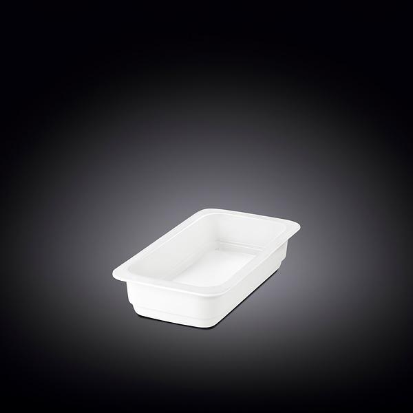 Гастроемкость 1/3 h=65 мм. 2,4 л. фарфор Wilmax /1/12/ фото 1