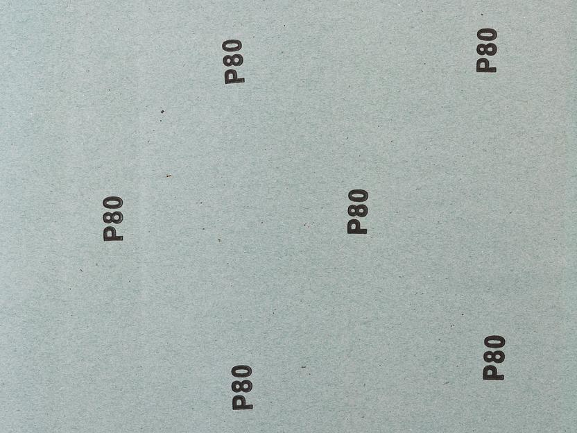 Лист шлифовальный ''СТАНДАРТ'' на бумажной основе, водостойкий 230х280мм, Р80, 5шт фото 3