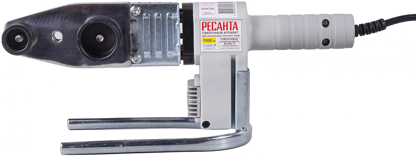 Аппарат для сварки пластиковых труб АСПТ-1000Д Ресанта фото 2