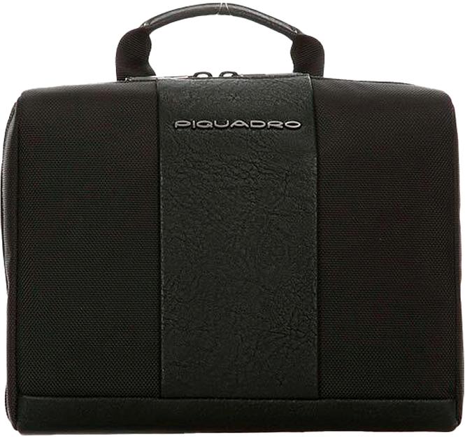 Косметичка Piquadro Brief2 BY3058BR2/N черный нейлон/натур.кожа фото 1