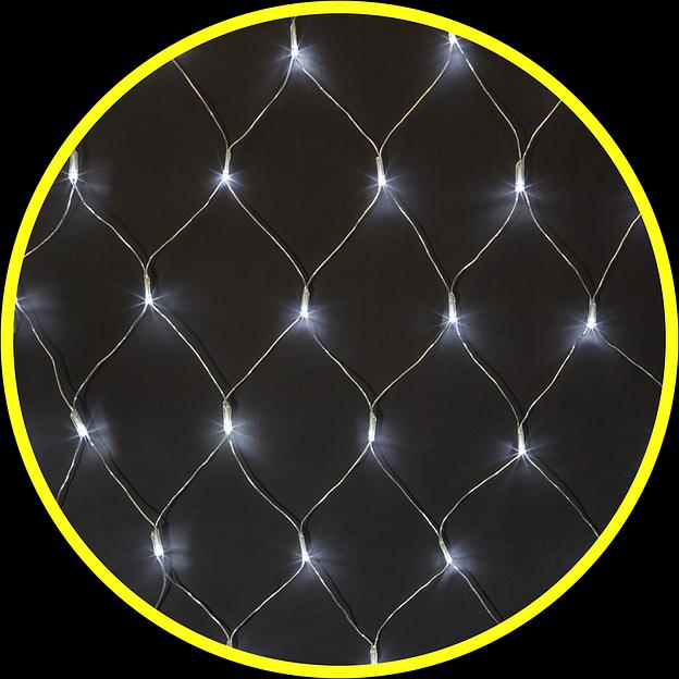 Гирлянда новогодняя светодиодная NGF-N01-156CW-12-1.5x1.5m-230-TR-IP20 Navigator Group 21289 фото 1