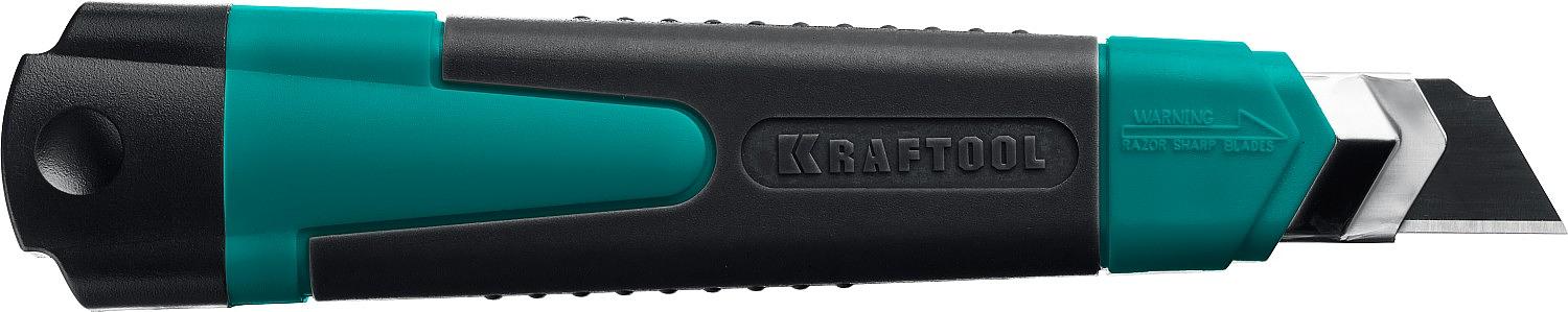 KRAFTOOL 18 мм, нож с сегментированным лезвием (09199) фото 2