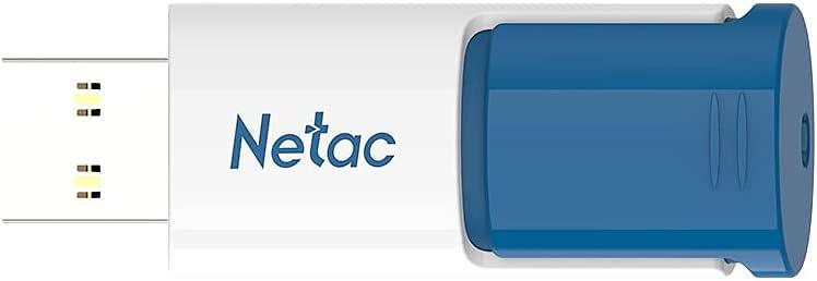 Флеш-накопитель Netac U182 Blue USB3.0 Flash Drive 64GB,retractable фото 2