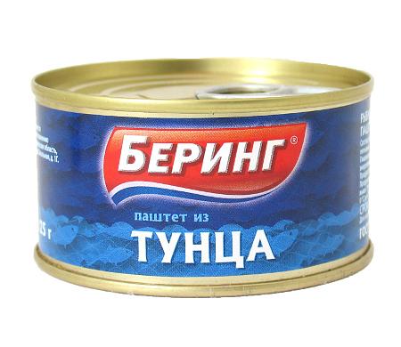 Паштет из тунца, Беринг, 125 г ОПТ фото 1