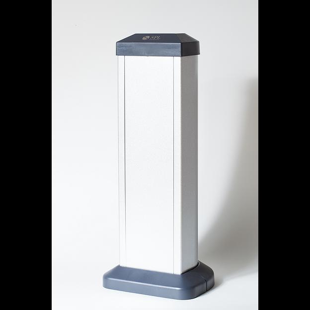 Колонна алюминиевая 330 мм, односторонняя, на 4 поста (45х45) фото 2