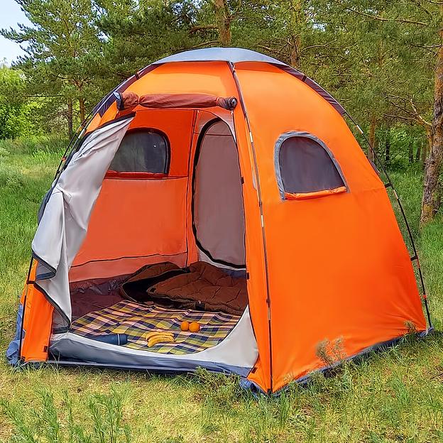 Палатка «Жасыбай» четырёхместная лотос фото 1