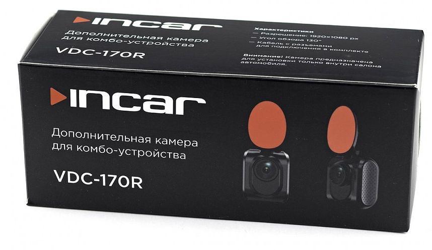Видеокамера дополнительная Incar VDC-170R черный 5м для SDR-170 (упак.:1шт) фото 1