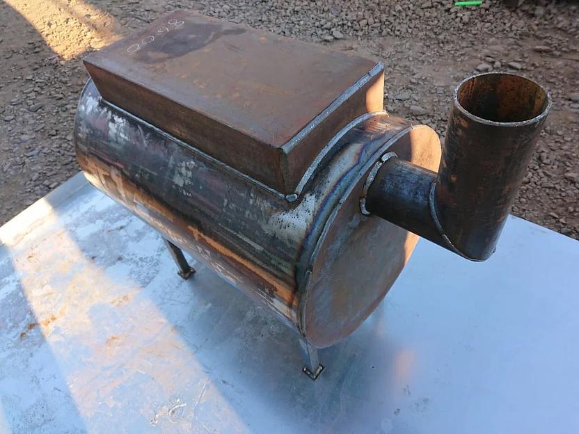 Печь буржуйка горизонтальная фото 5