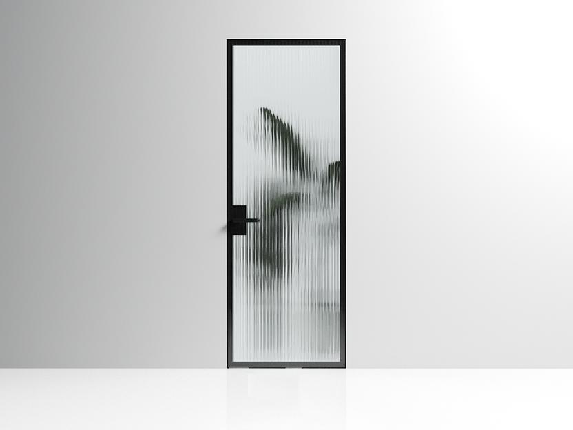 Межкомнатная стеклянная дверь «Flutes» коллекция Shine на заказ фото 3