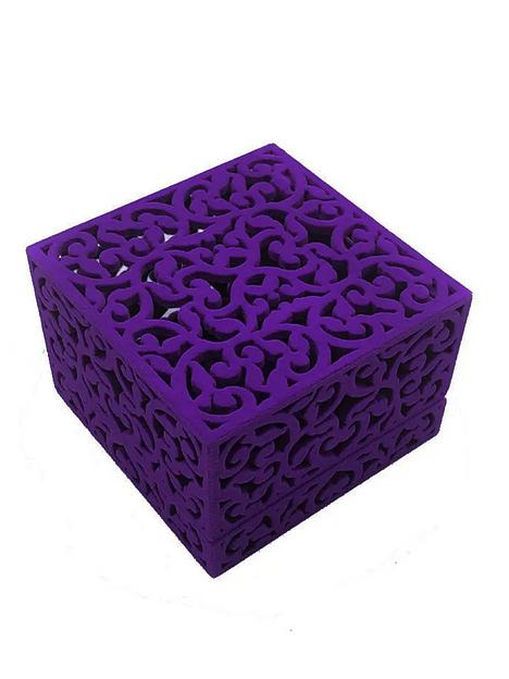 Футляр ажурный под часы и браслет (сиреневый) ОПТ фото 3