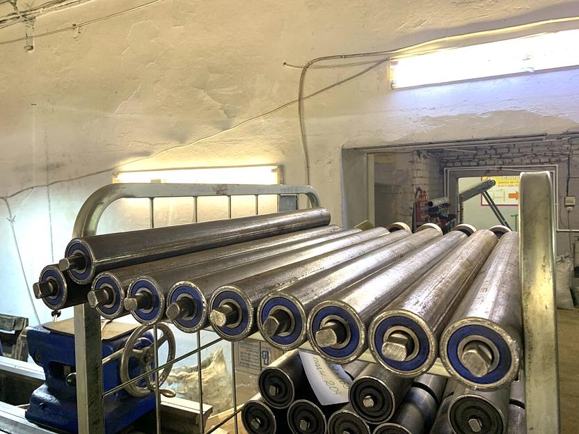 Ролики для поддержки нижней ветви конвейерной ленты фото 1