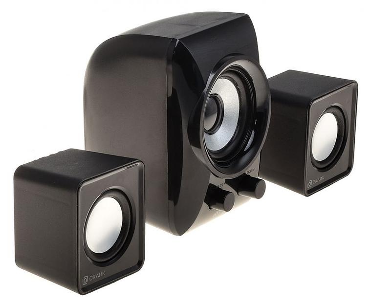 Колонки Оклик OK-420 2.1 черный 11Вт фото 3