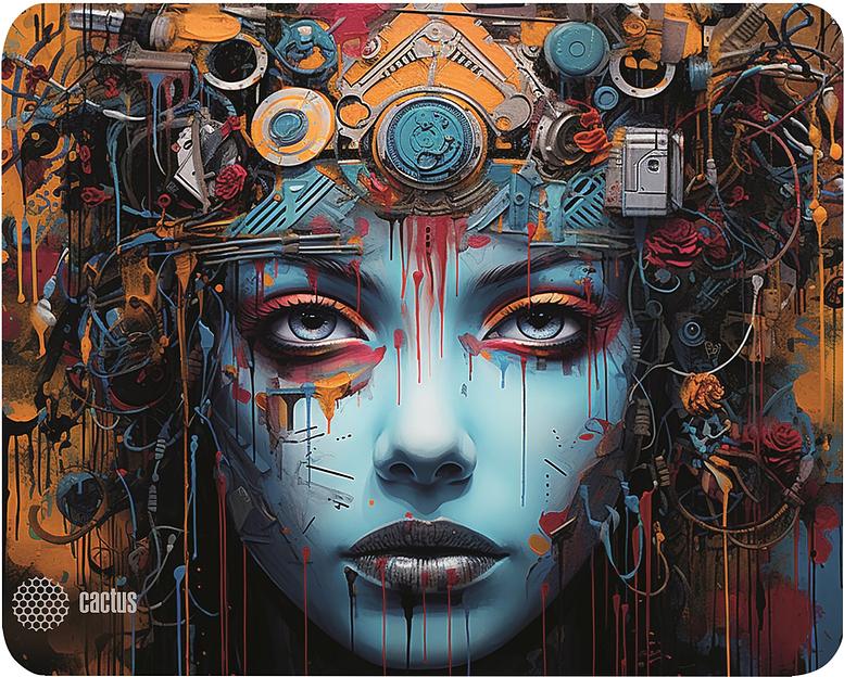 Коврик для мыши Cactus CyberCali 400x300x3мм (CS-MP-PRO12XL) фото 1