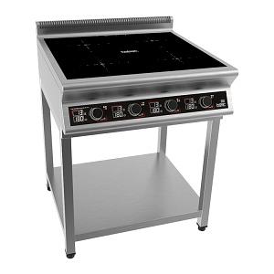 Плита индукционная Кобор I7-4S на открытой подставке 4 конфорки 700 сер фото 2