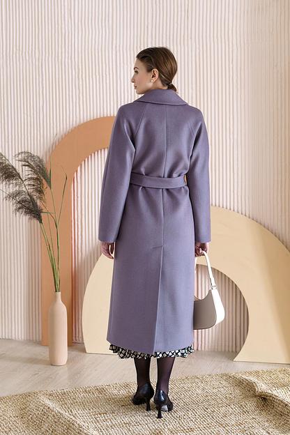 Женское демисезонное пальто Mmoda фиолетовый, арт.25–3 фото 6