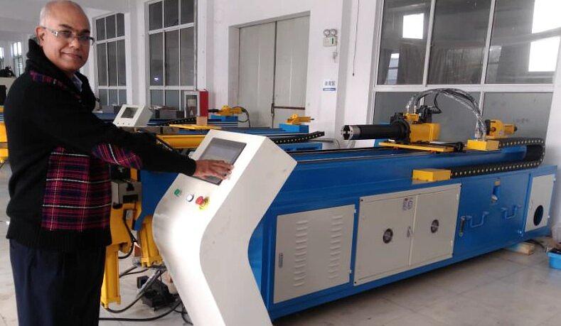 Трубогибочный станок UM-50CNC 3D сервоуправление фото 2