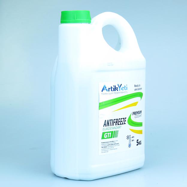 ArtikYeti Antifreeze Euro Standart G11 зеленый 5кг фото 2