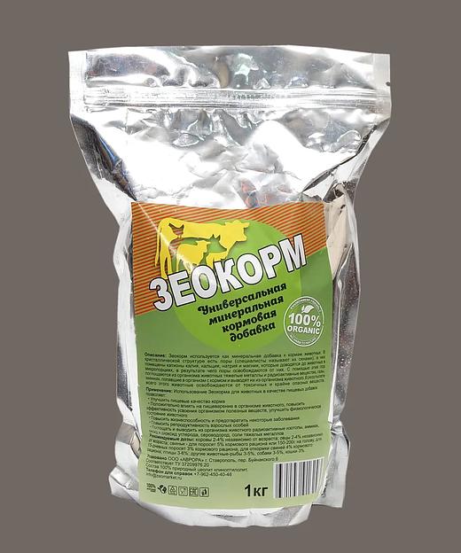 ЗЕОКОРМ/Цеолит природный вулканический 1-3 мм/1 кг/ Кормовая добавка для с/х животных и птиц ОПТ фото 1