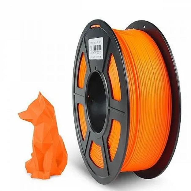 Филамент NVPRINT PLA+ Sunny Orange для 3D печати диаметр 1.75мм длина 330 метров масса 1 кг фото 1