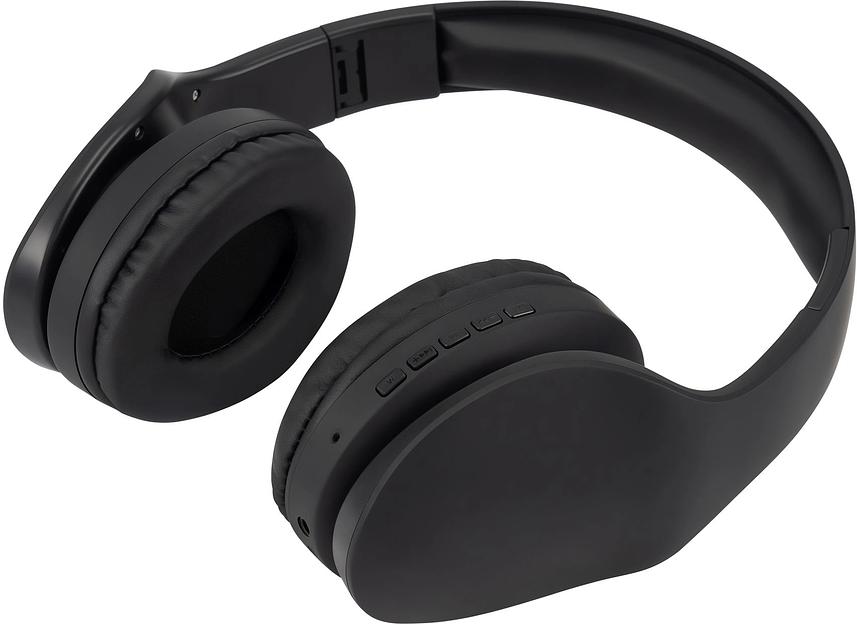 Гарнитура накладные Hyundai H-HP104 черный беспроводные bluetooth оголовье фото 5