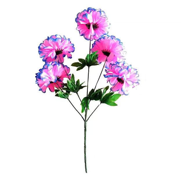 Декоративное растение с шафранами 5 голов 57см 379-494 фото 4