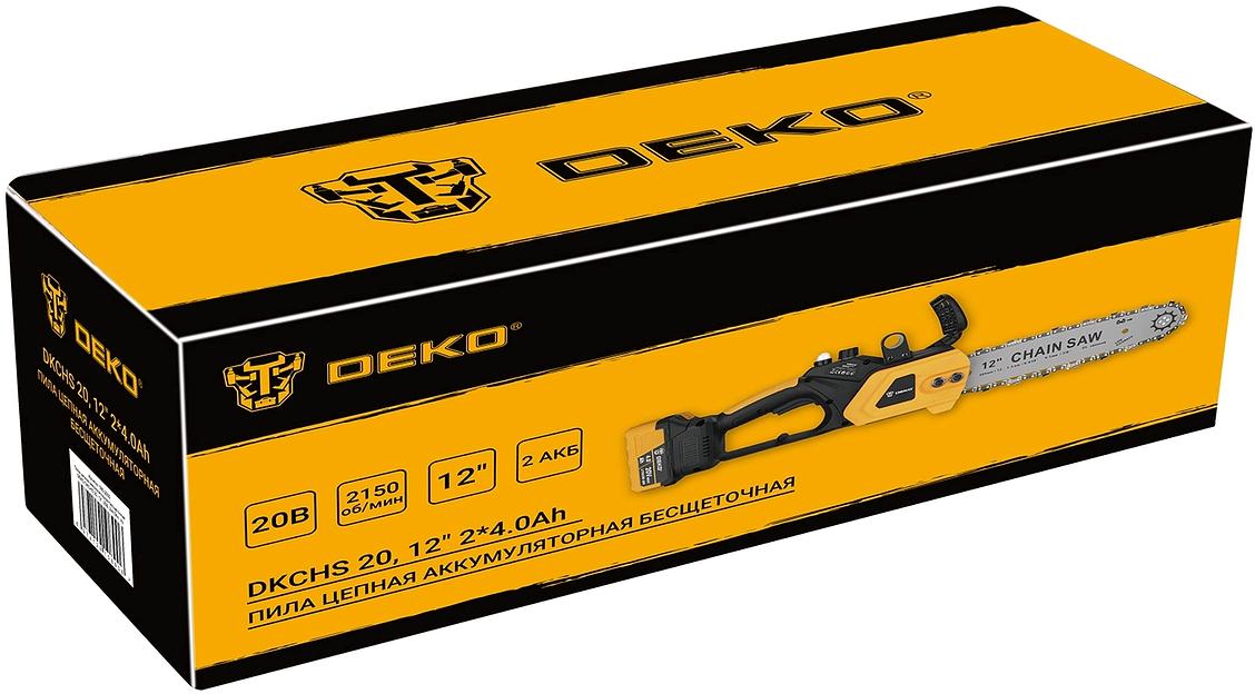 Электрическая цепная пила Deko DKCHS 20 (085-2000) фото 7