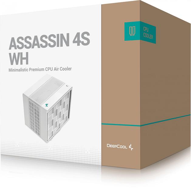 Устройство охлаждения(кулер) Deepcool Assassin 4S Soc-AM5/AM4/1151/1200/2066/1700 белый 4-pin 29.3dB Al+Cu 250W 1380gr Ret фото 10