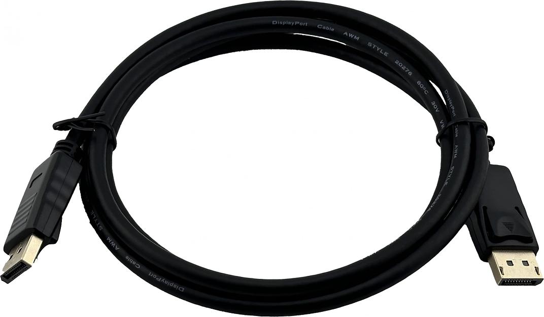 Кабель аудио-видео Buro DisplayPort (m)/DisplayPort (m) 1.5м. черный (BU-DP2.0-1.5M) фото 1