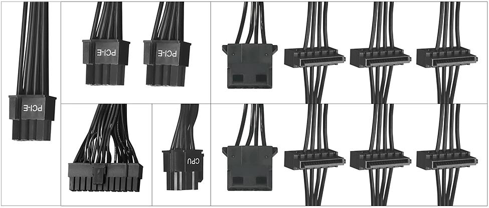 Блок питания Digma ATX 700W DPSU-700W-WH 80 PLUS WHITE (20+4pin) APFC 120mm fan 6xSATA RTL фото 9