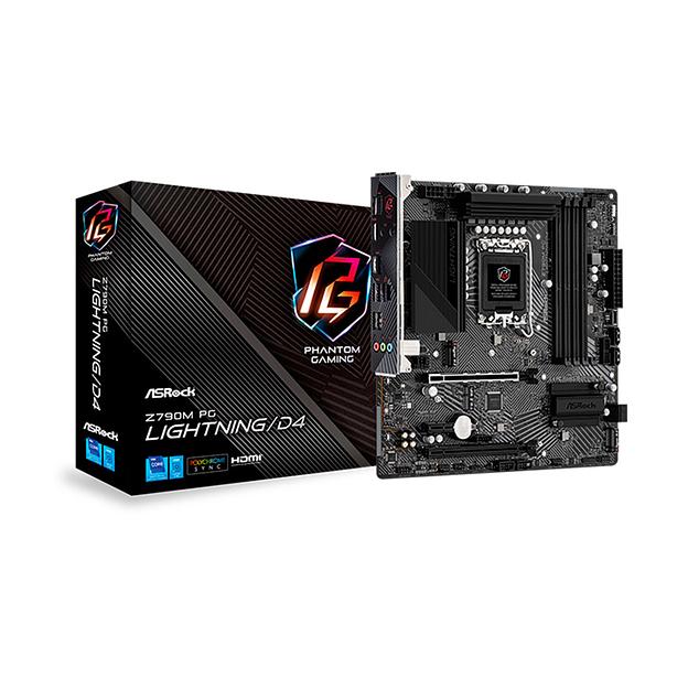 Материнская плата ASRock Z790M PG LIGHTNING/D4 фото 1