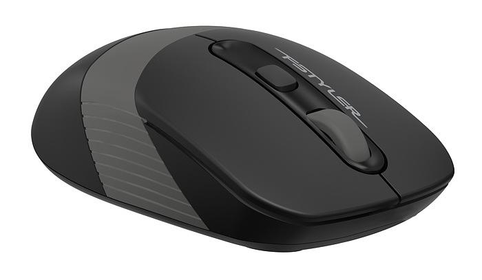 Мышь A4Tech Fstyler FG10 черный/серый оптическая (2000dpi) беспроводная USB (4but) фото 3